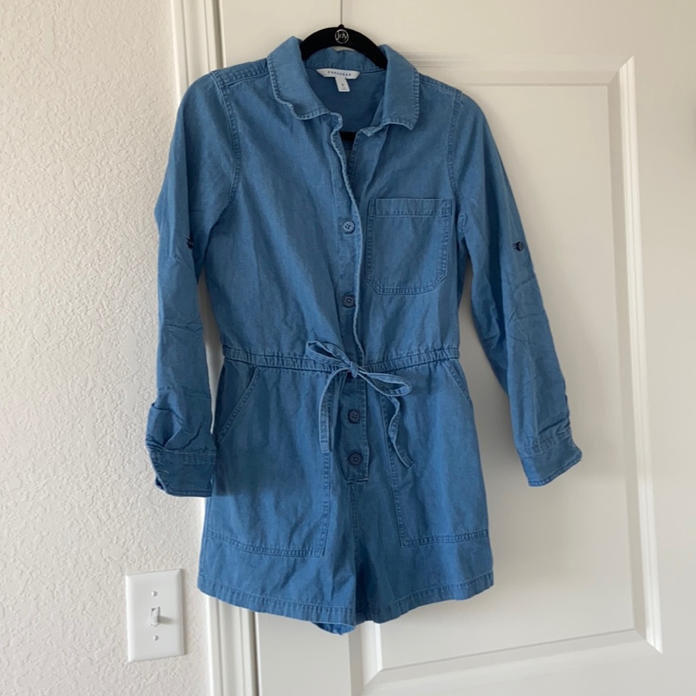 Popsugar Denim Romper